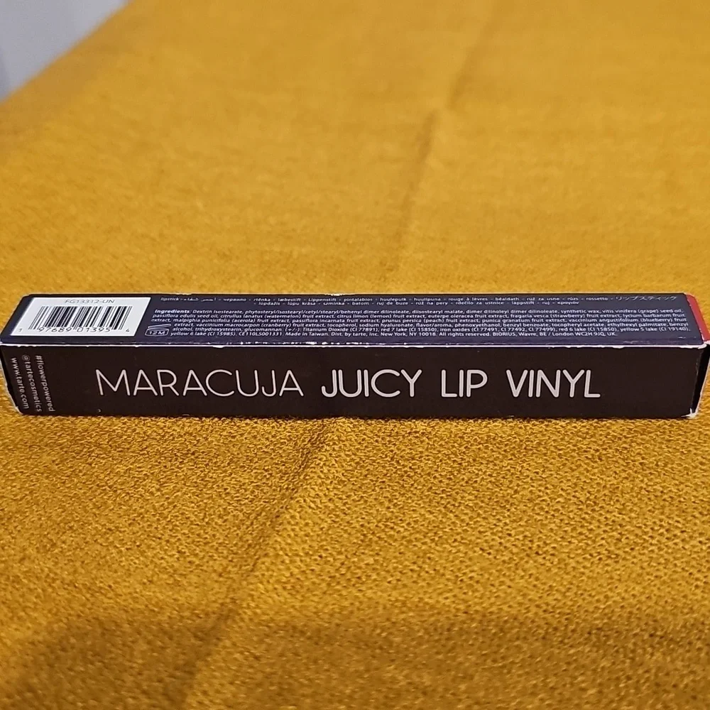 Tarte Maracuja Juicy Lip Vinyl - Apple-New in Box $27 retail